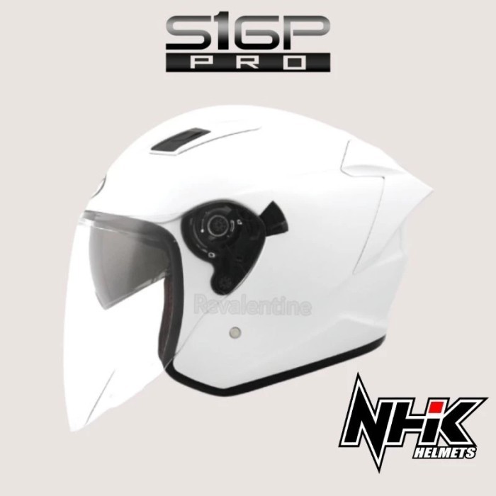 NHK S1 GP PRO PLUS STARWHITE ORIGINAL HELM HALF FACE NHK S-1 PLUS