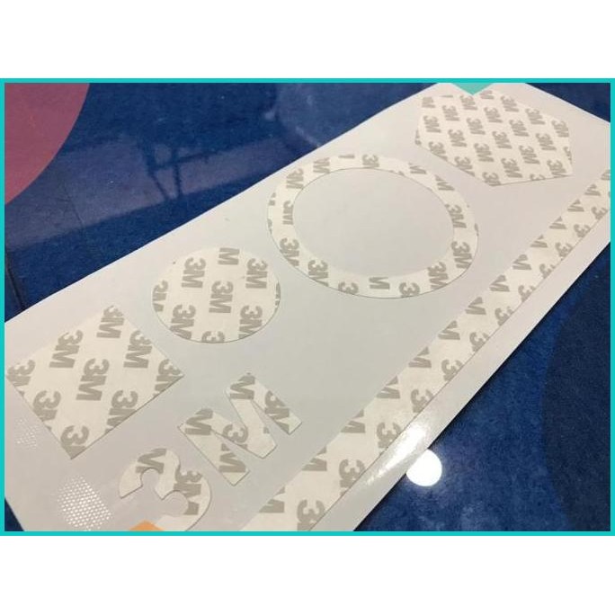 

Double Tape 3M Tissue Grey Custom Cut Bentuk / Potong Bentuk Size A4 0