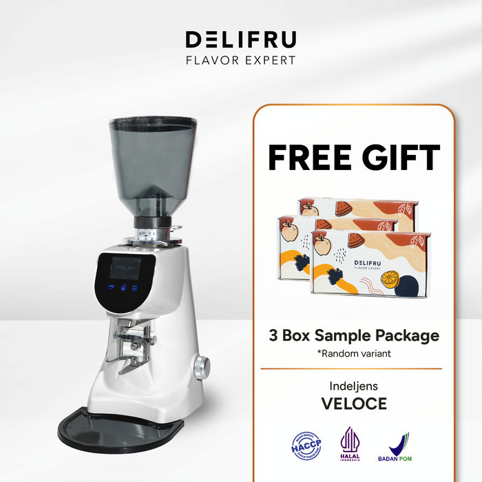 TERLARIS Indeljens Coffee Grinder Digital Veloce Mesin Penggiling Biji Kopi