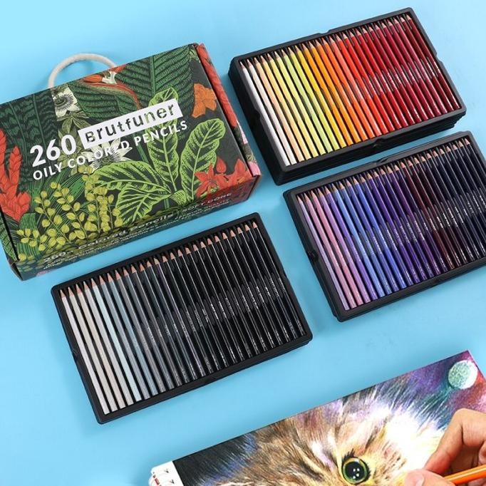 

BRUTFUNER 520 COLORS PROFESSIONAL OIL COLORED PENCIL LIMITED EDITION