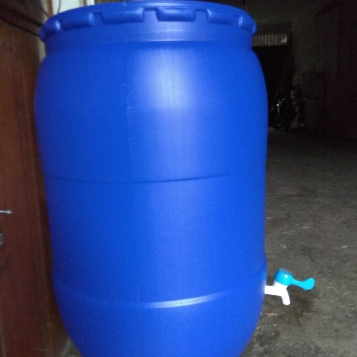 Tong Air Green Leaf 120liter +Kran & Tutup