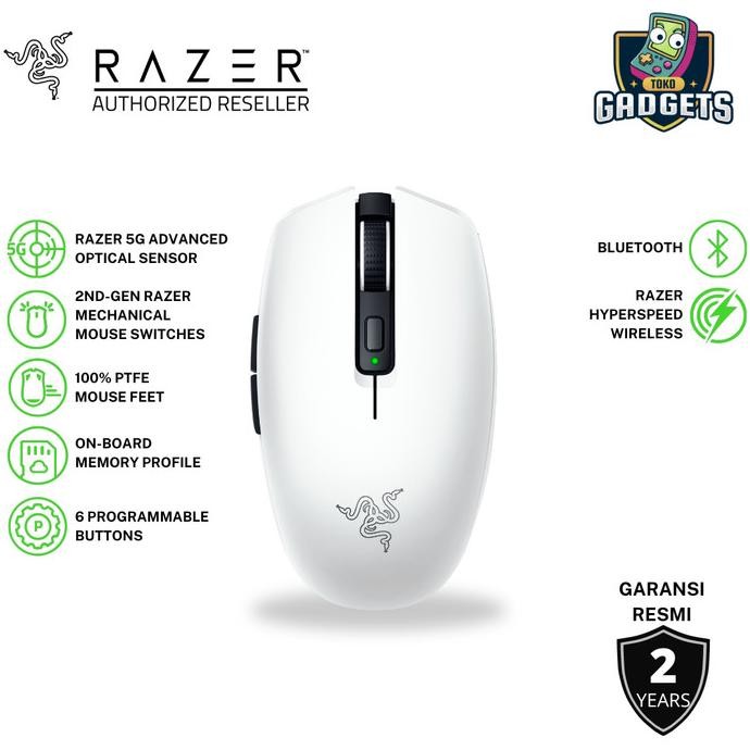 NEW Razer Orochi V2 White - Wireless Gaming Mouse