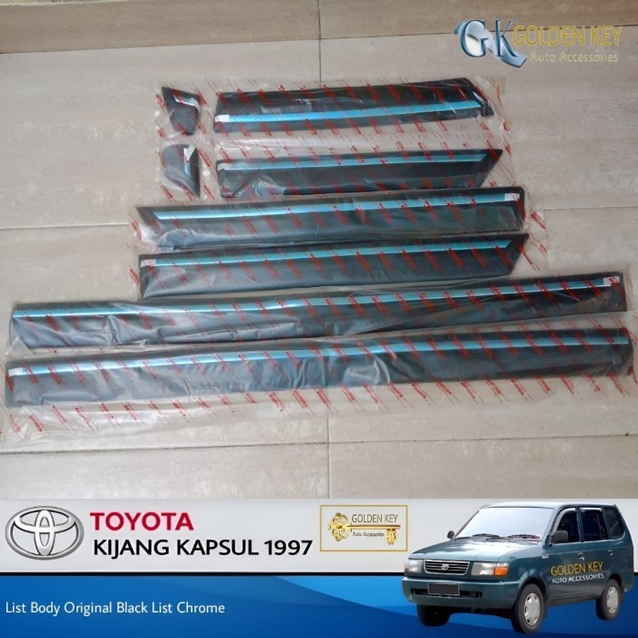 List Body Kijang Kapsul SGX 1997 Side Body Molding Original Black