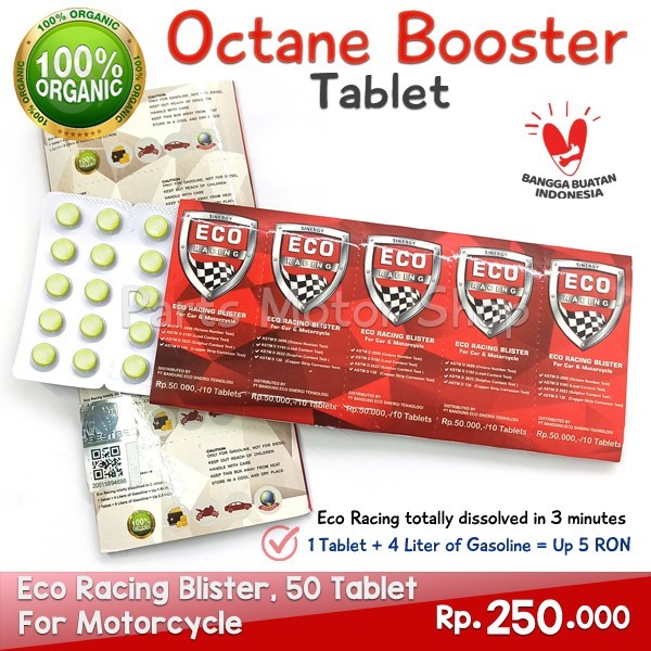 Octane Booster Tablet Original Mobil Bensin