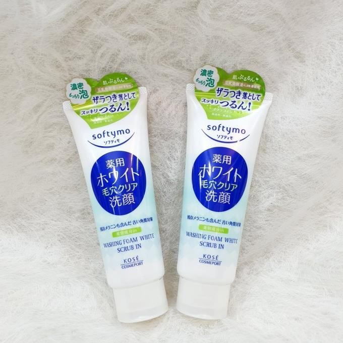 

TERSEDIA KOSE SOFTYMO WASHING FOAM WHITE SCRUB IN