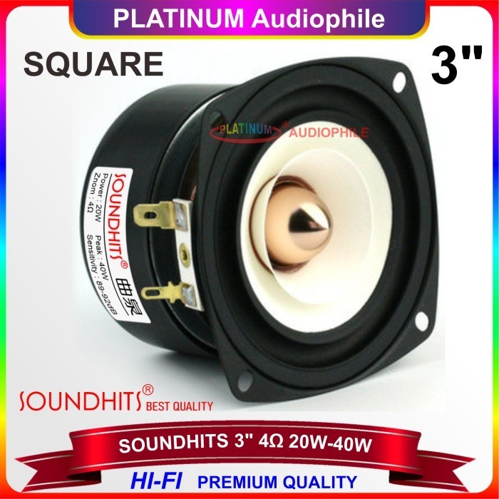 TERLARIS Speaker Full range 3 Inch Premium Fullrange Speaker Import - KOTAK