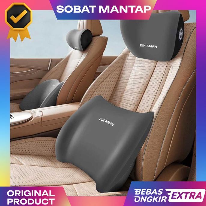 

TERSEDIA BANTAL LEHER MOBIL BANTAL SANDARAN PUNGGUNG MOBIL HEADREST ERGONOMIS MEMORY FOAM