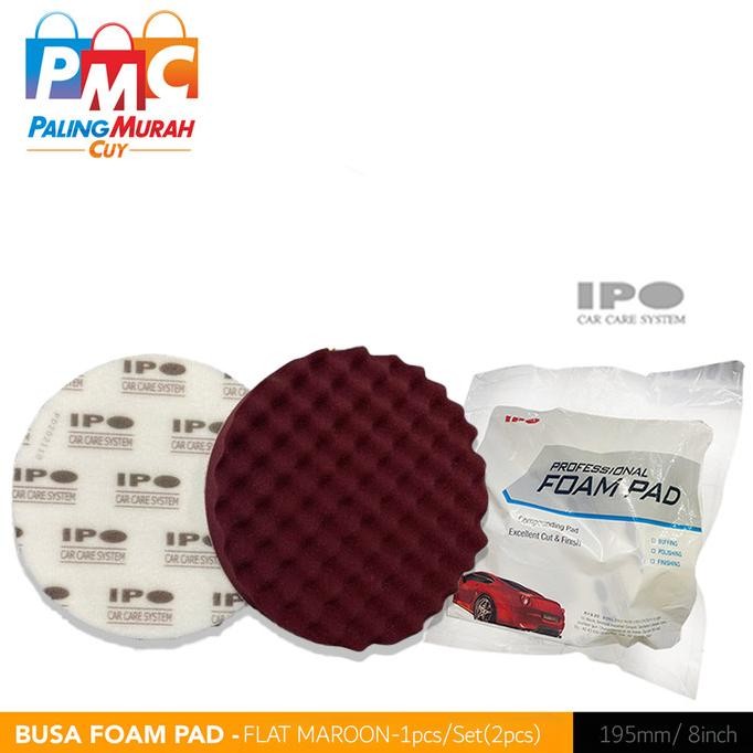 

TERSEDIA IPO BUSA POLES GELOMBANG WAVE FOAM PAD 8 INCH MAROON 195MM CUTTING