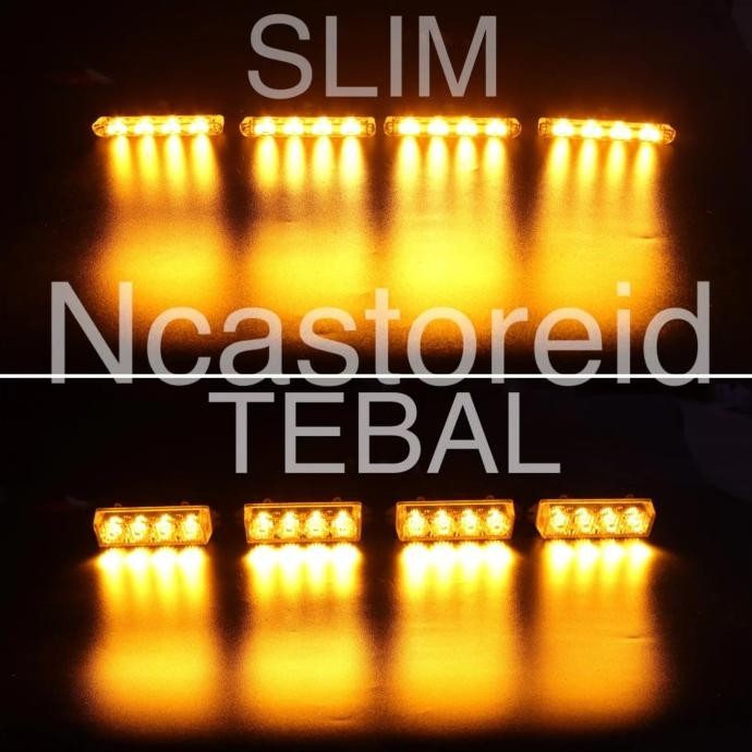 Strobo Grill Jasamarga Kuning Berkualitas Terang Dan Bergaransi Original Dan Terlaris