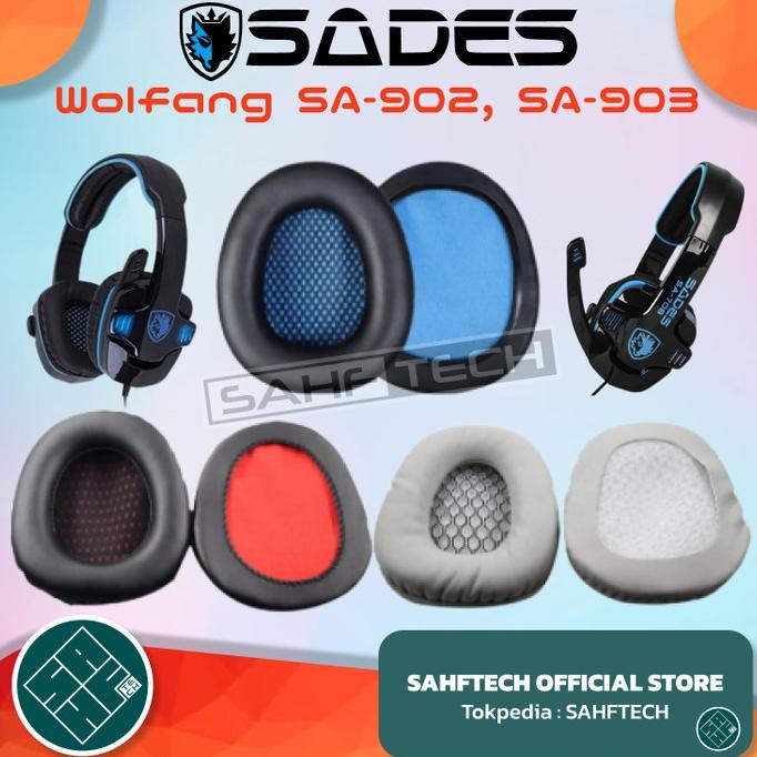 

TERSEDIA EARPAD EARCUP EAR PAD CUP FOAM BANTALAN BUSA SADES SA 902 903 SA-902