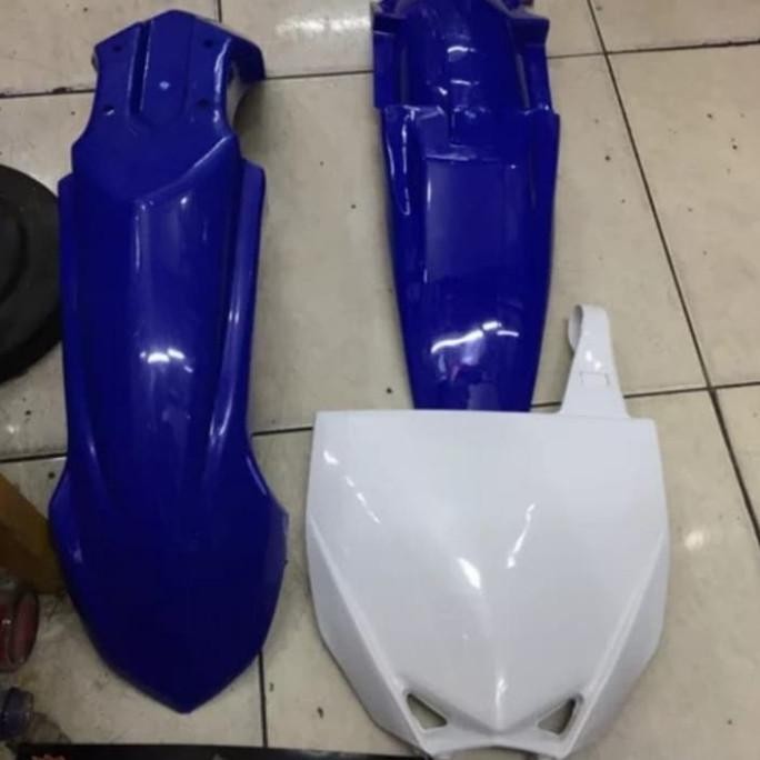Spakbor Depan Yz 85 New Set Papan Nomor Dan Spakbor Belakang Yz Original Dan Terlaris