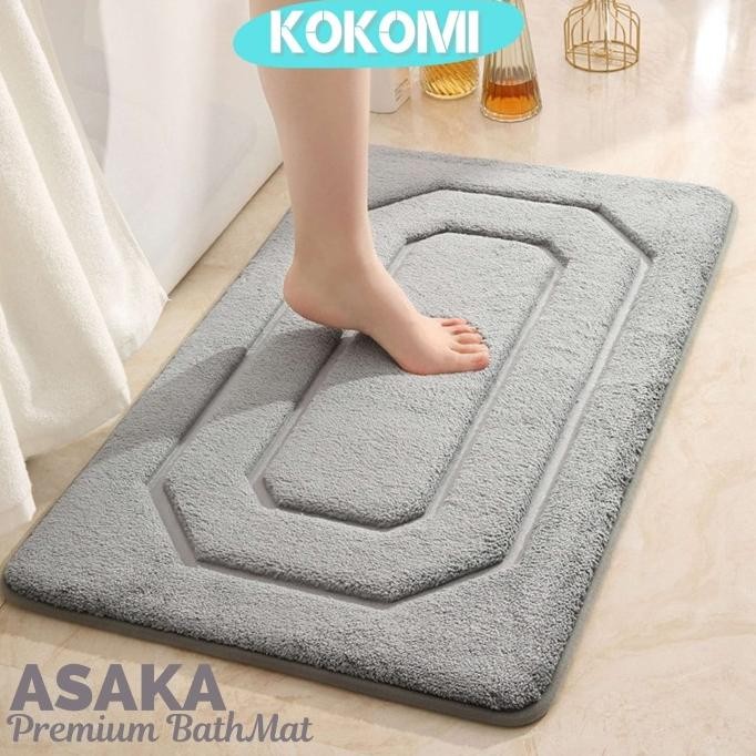 

TERSEDIA KOKOMI PREMIUM KESET MEMORY FOAM ASAKA KESET KAMAR MANDI TEBAL ANTISLI