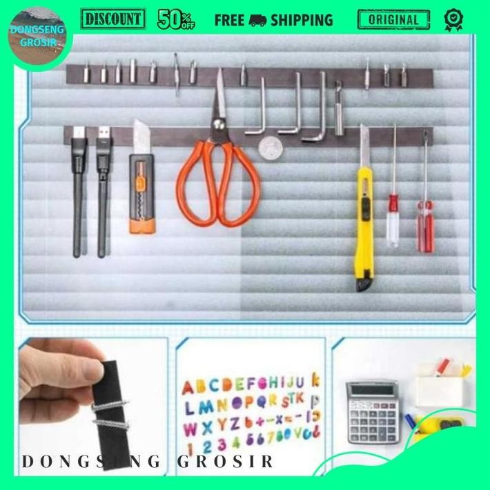 

LAKBAN STICKER MAGNETIC STRONG TAPE SELF ADHESIVE 1M DONSENG GROSIR KUALITAS BERKELAS !!