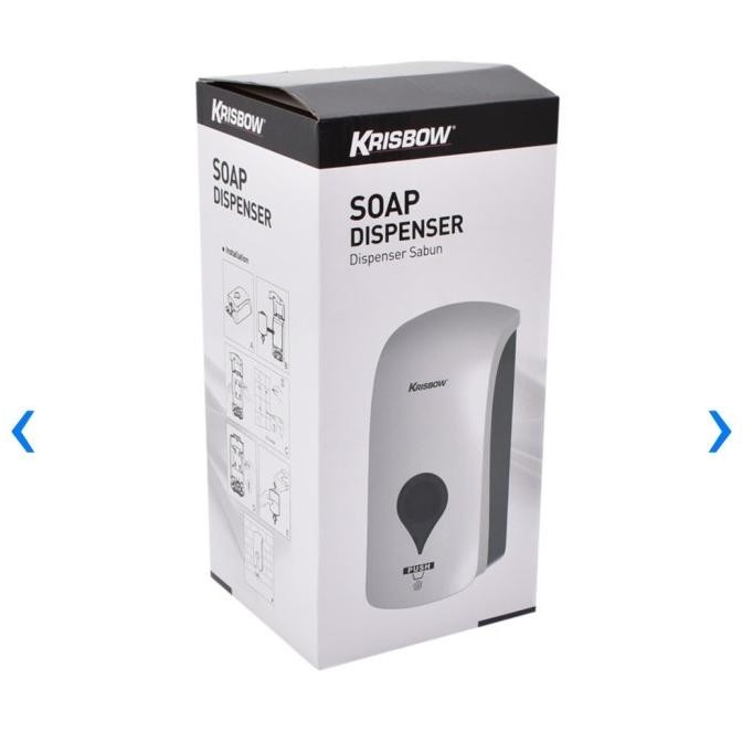 

TERSEDIA FOAM SOAP DISPENSER SABUN CAIR 1L KRISBOW TEMPAT SABUN WASTAFLE TOILET
