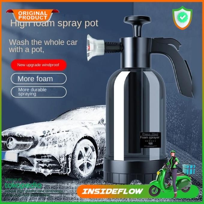 

TERSEDIA SNOW FOAM SPRAY TABUNG ALAT SEMPROT AIR BUSA SABUN CUCI SALJU MOTOR MOBIL HIGH PRESSURE