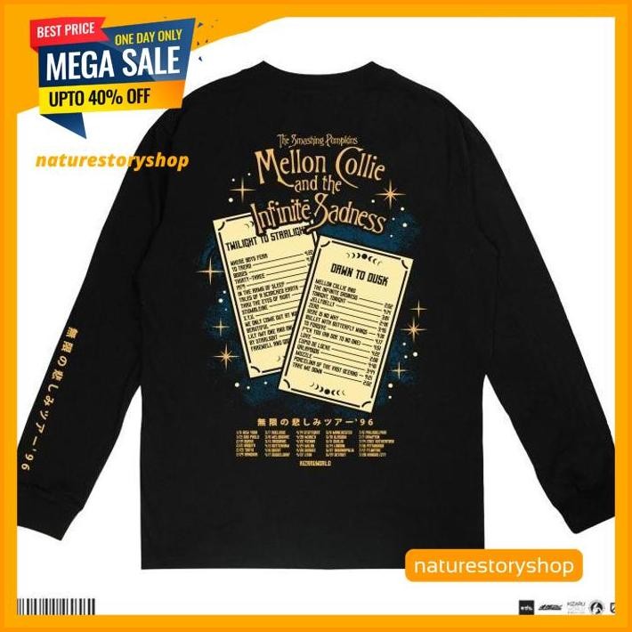 LONGSLEEVE T-SHIRT BAND SMASHING PUMPKINS VIOLET EVERGARDEN ONGKIR NOL 