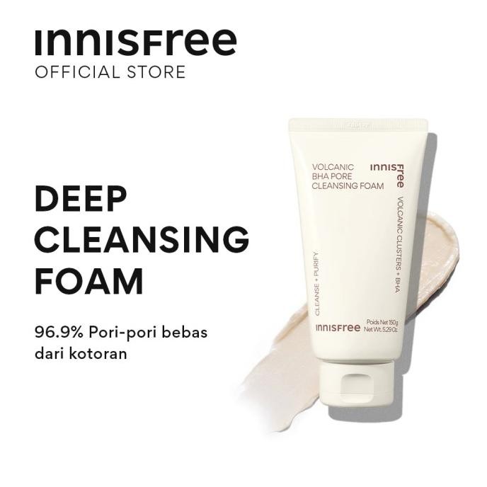 

TERSEDIA INNISFREE VOLCANIC PORE BHA CLEANSING FOAM 150GR / 250GR