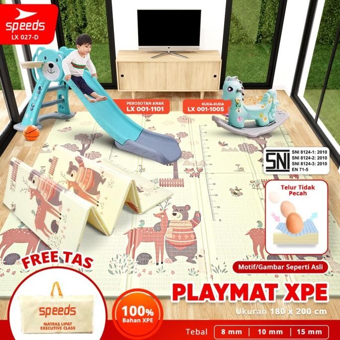 

TERSEDIA SPEEDS KARPET LIPAT ANAK PLAYMAT BAYI 180X200CM MATRAS FOAM 027-15