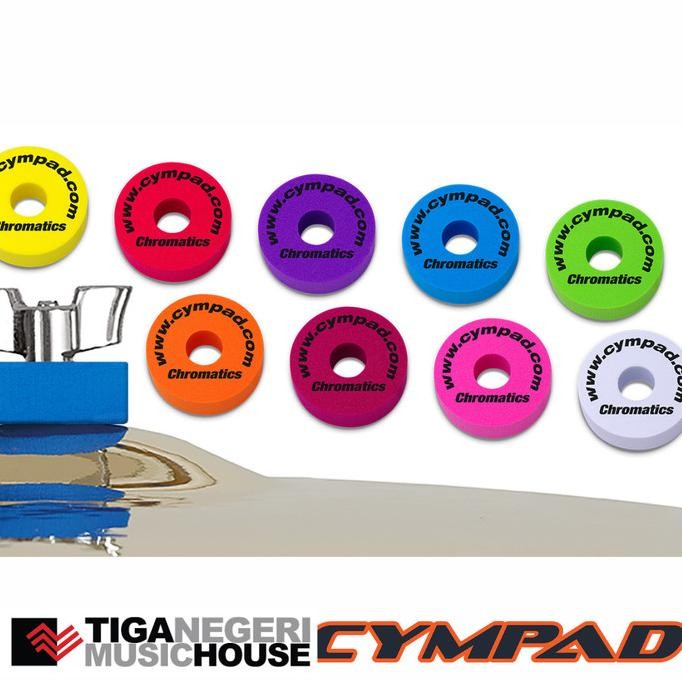

TERSEDIA CYMPAD CHROMATICS PACK CELLULAR FOAM CYMBAL WASHERS