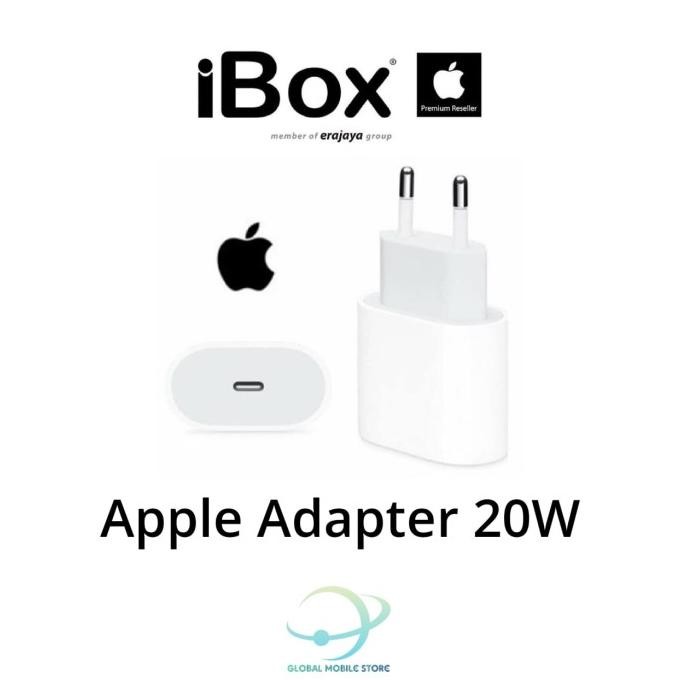 NEW Adapter Apple 20W USB-C Original for Iphone - Garansi Resmi - IBOX