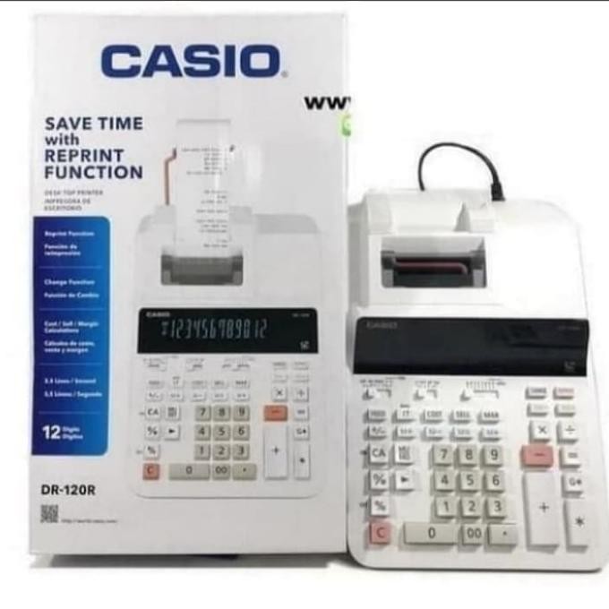 

KALKULATOR CASIO DR 120R GARANSI CASIO ASLI