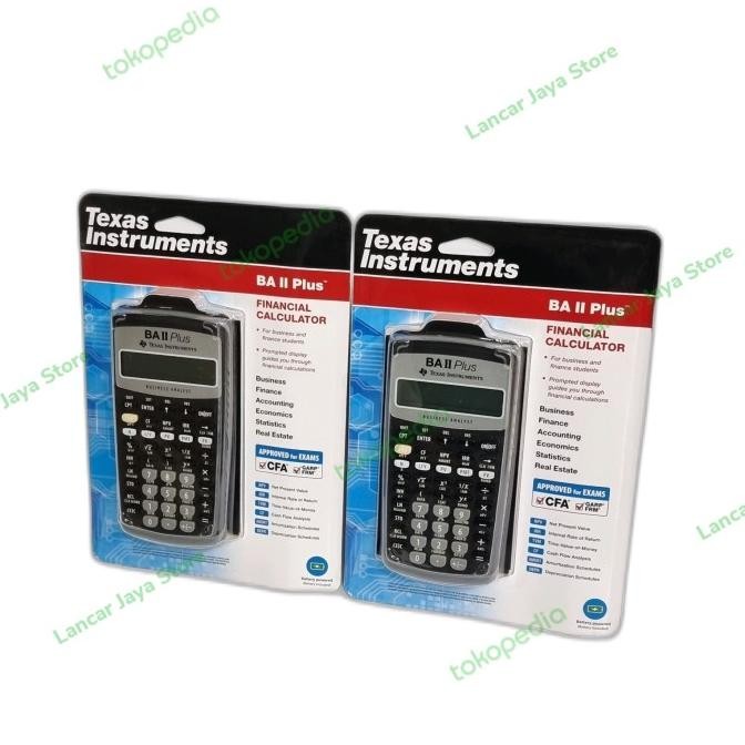 

Texas Instruments BA II Plus Kalkulator Financial Original