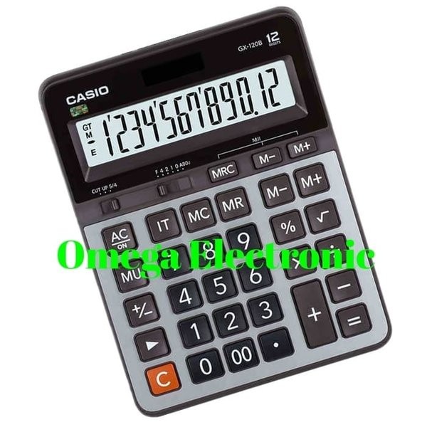 

Terlaris Casio Gx 120 B - Calculator Desktop Kalkulator Meja Kantor Gx-120B New