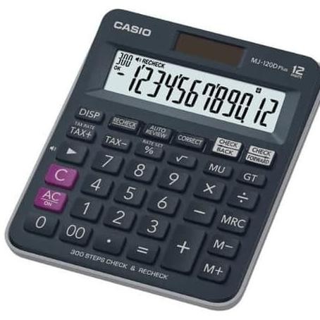 

BEBAS ONGKIR - Casio MJ-120 D PLUS CHECK & CORRECT Kalkulator / Calculator MJ 120D