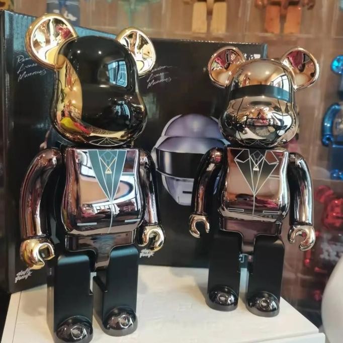 Pajangan Patung Karakter Daft Punk/ Bearbrick Figure 400% Eb Home 2584