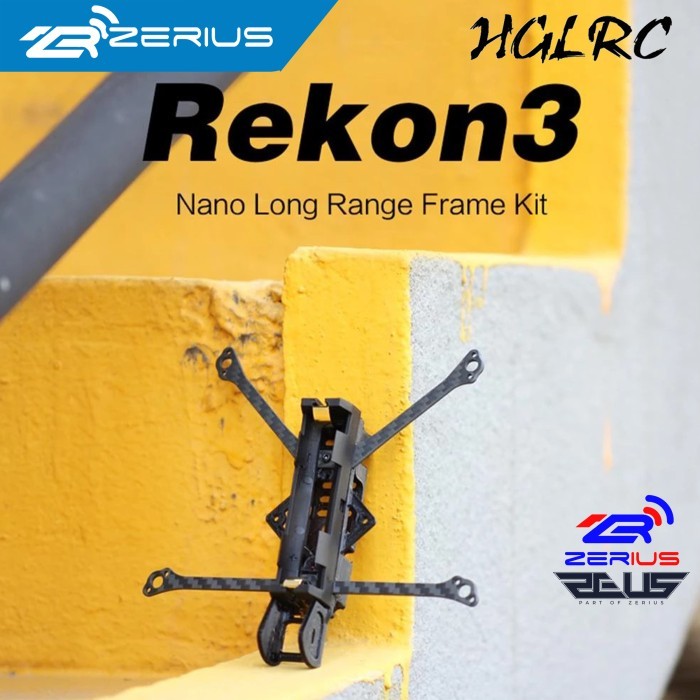TERBARU HGLRC Rekon3 Nano Long Range Frame Kit Rekon 3