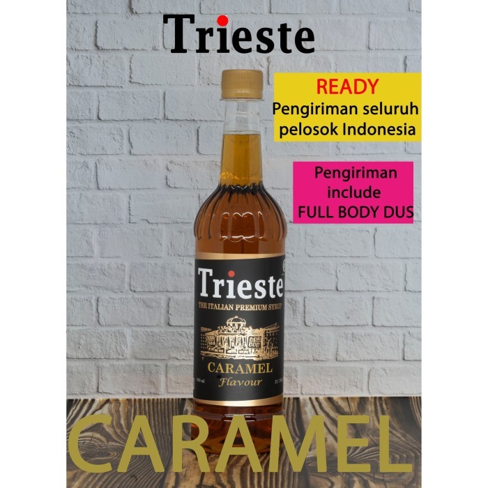 

Trieste syrup / sirup rasa Caramel HOT PROMO