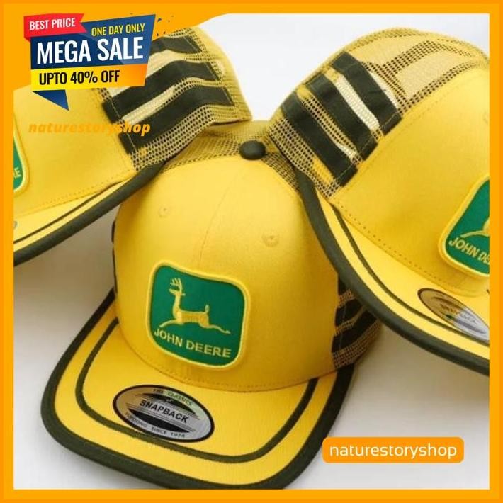 TOPI SNAPBACK JOHN DEERE ORIGINAL IMPORT / HAT TERMURAH 