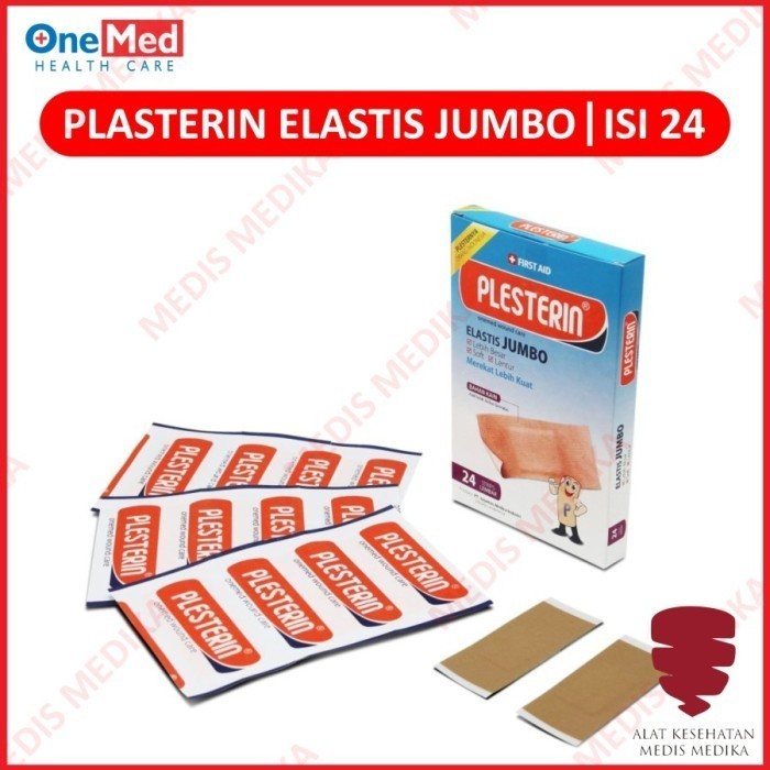 Plesterin Elastis Jumbo Plester Luka Coklat Elastis Alat P3K Onemed