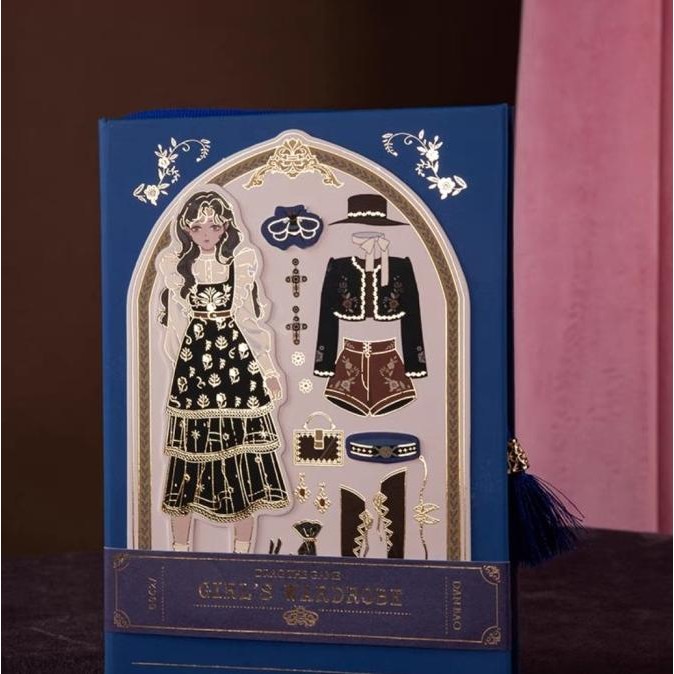 

MAGNETIC NOTEBOOK DIARY GIRL'S WARDROBE / JURNAL AGENDA / BUKU TULIS