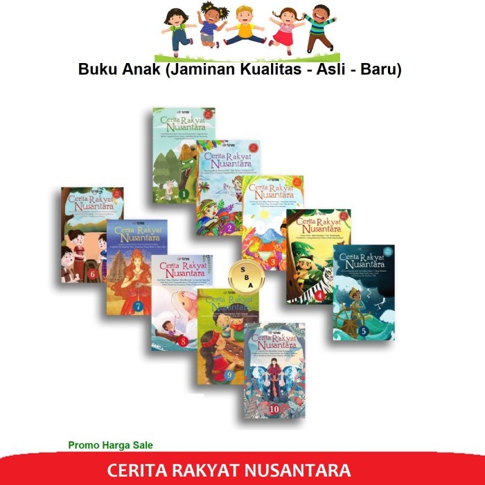 

TERBARU! Buku Cerita Rakyat Nusantara Edisi Revisi Tim EFK Erlangga for Kids