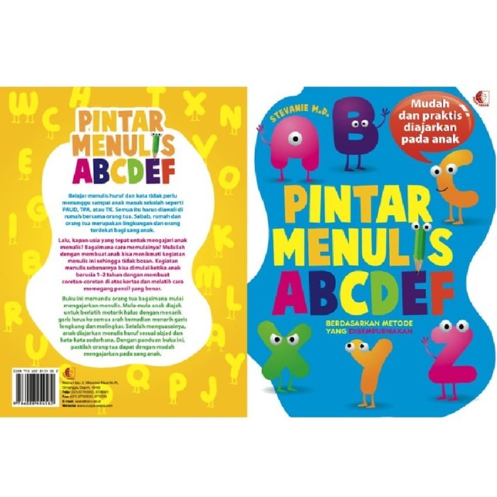 

TERLARIS! Buku Belajar Cepat Bisa Baca Mudah PAUD TK : PINTAR MEMBACA ABCDEF