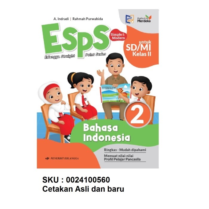 

HOT SALE! Buku ESPS Bupena Phintar 2 SD Pelajaran Kurikulum Merdeka Erlangga