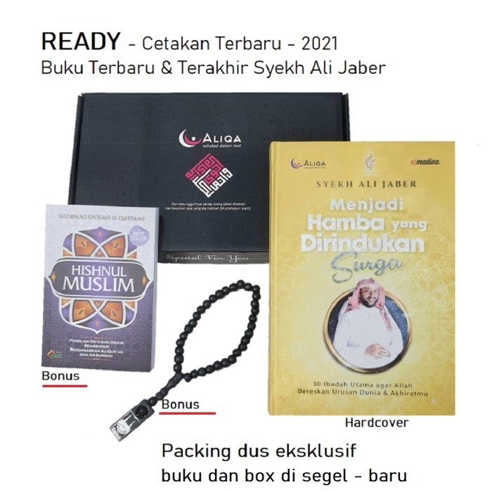 

PROMO! Buku Terbaru & Terakhir Ali Jaber Menjadi Hamba yang dirindukan Surga