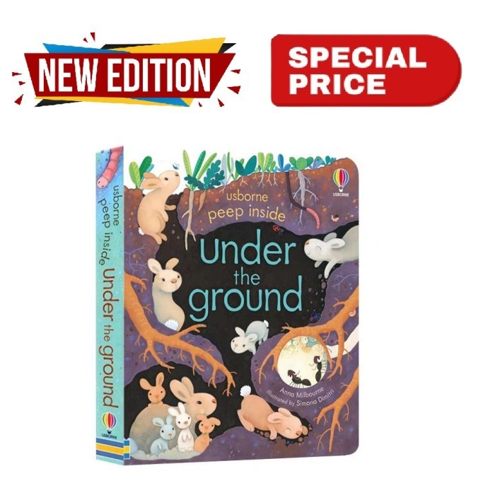 

Usborne Peep Inside Under the Ground Board Book