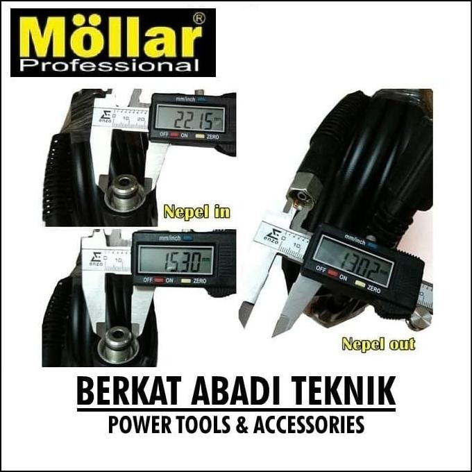 Mollar Selang Jet Cleaner 20M Mesin Steam Cuci Mobil Motor 20 M Hose Original Dan Terpercaya