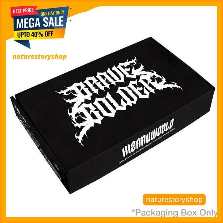 PACKAGING BOX UNTUK T-SHIRT HITAM BEST SELLER 