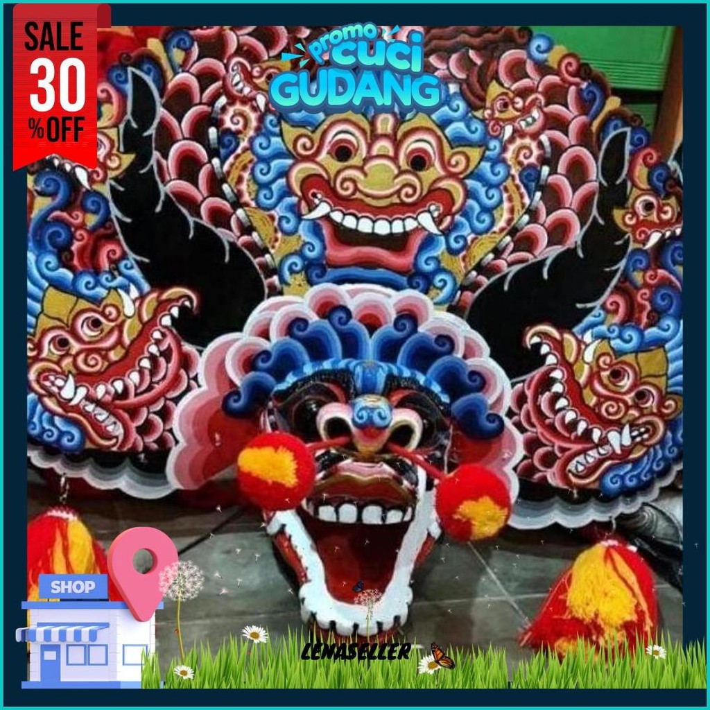 

Bisa Cod Cuci Gudang Barongan Rampak Telon Jamang Cat Air Brush Bonus Kemul Panjang Dan Pentul Tinggal Pakai Ukuran Anak Promo Barongan Plipit Romo Mainan Anak Barongan Anak Sd Brongan Plipit Premium / Barongan Spon Caplok Kain Panjang / Barongan Ponorogo