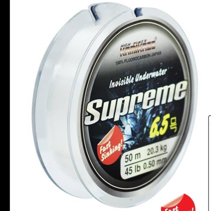 Senar Kamikaze Supreme- Fluorocarbon Jepang