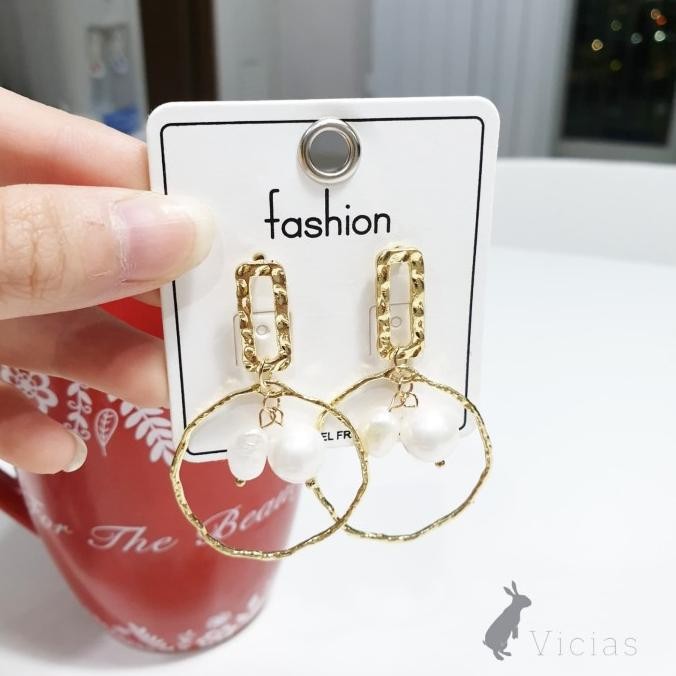 pui ER02 ELYSIA - Anting Earrings Giwang Mutiara Pearl Korea NEW Fashion