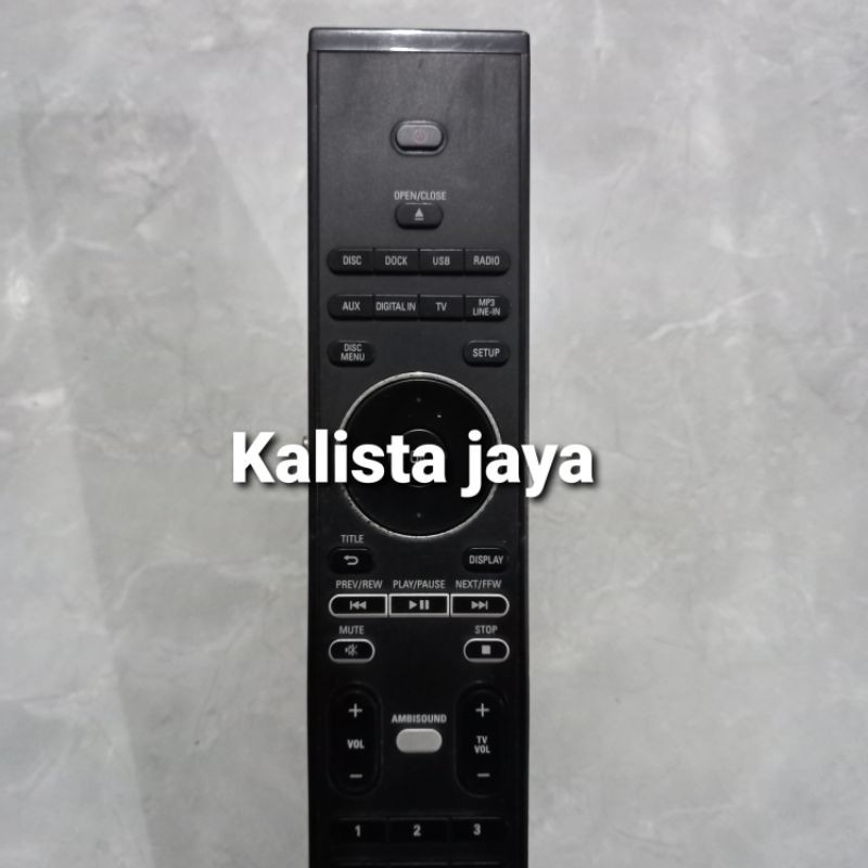 REMOTE REMOT HOME THEATER SYSTEM PHILIPS ORIGINAL ASLI