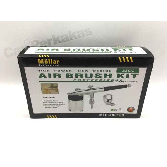 

Promo Air Brush Kit / Pen Brush / Spray Gun Lukis MLR ABS13B 22cc COD