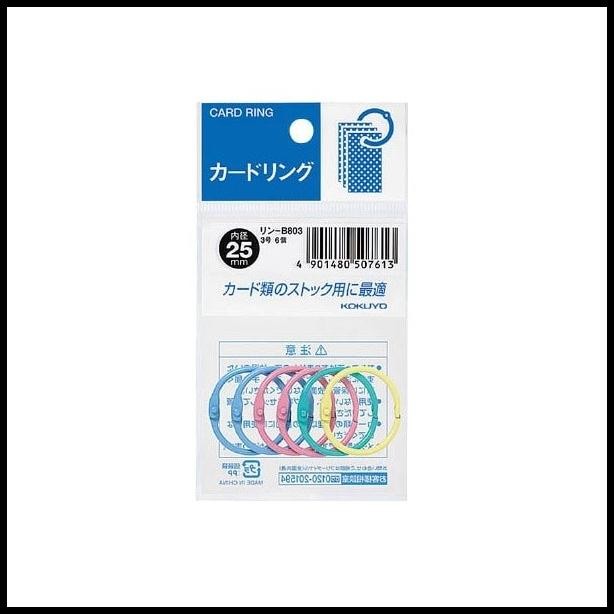 

Colour Card Ring 25Mm - Isi 6Pcs/Pack