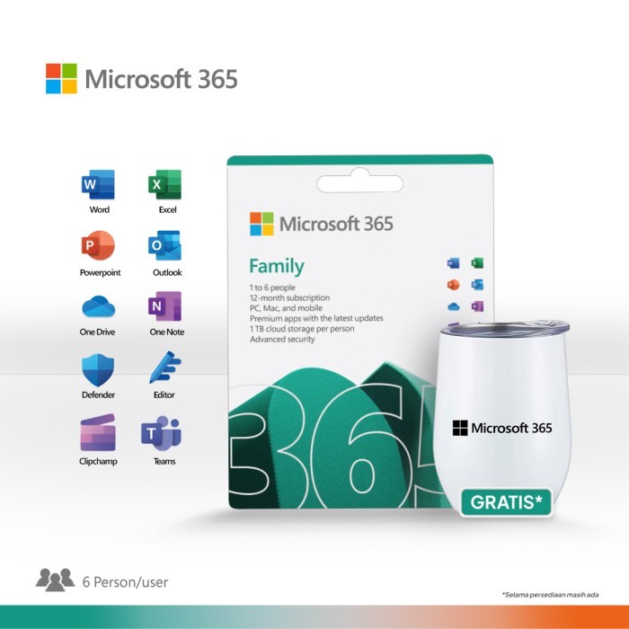 Microsoft 365 Family Digital Download