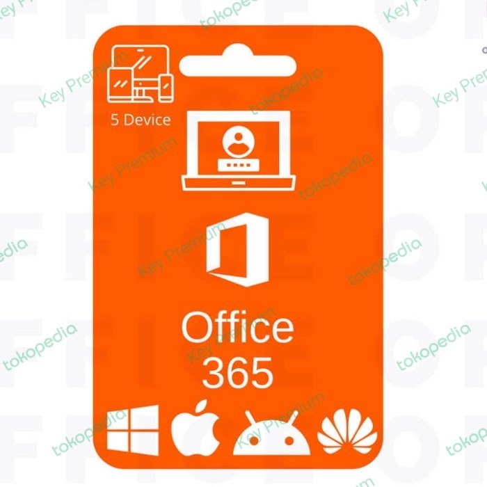 Flashdisk Office 365 - Win Mac Android Ipad - 5 Device 1 TB