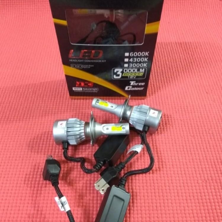 Bohlam Led H4 3 Warna Dotech